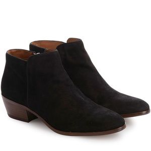 New in box size 9.5 women’s Sam Edelman black suede booties.
